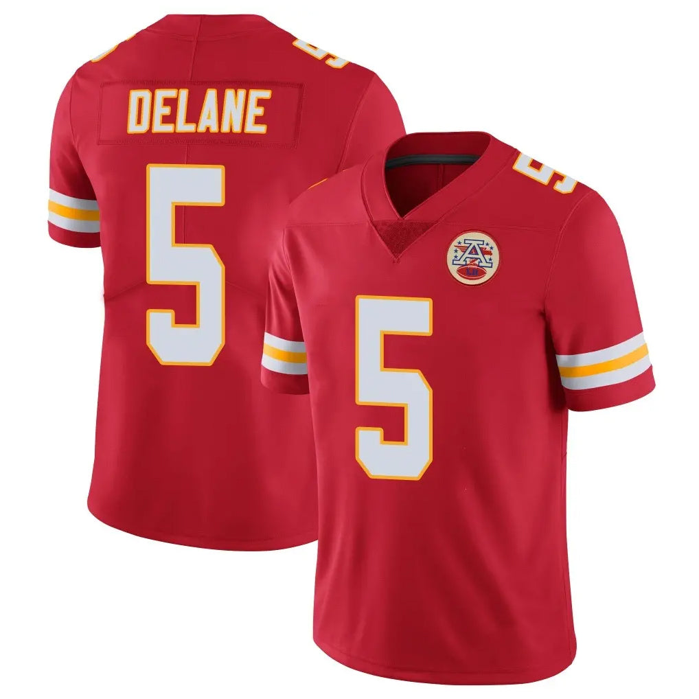 Parkc KC.Chiefs #5 Mansoor Delane Player Red Limited Vapor Untouchable Home Game Stitched Jerseys