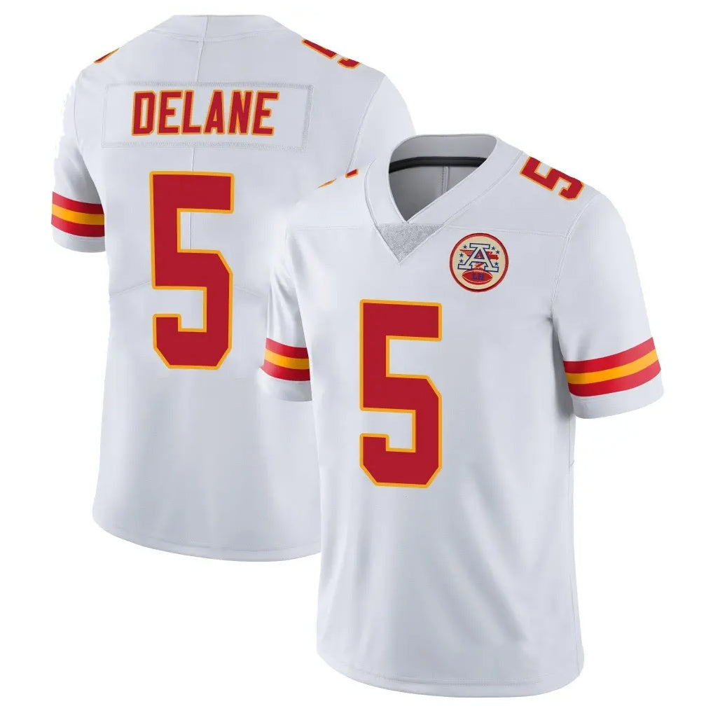 Parkc KC.Chiefs #5 Mansoor Delane Player White Limited Vapor Untouchable Home Game Stitched Jerseys