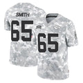 Parkc KC.Chiefs #65 Trey Smith Player Arctic Camo Salute To Service Limited Game Stitched Jerseys