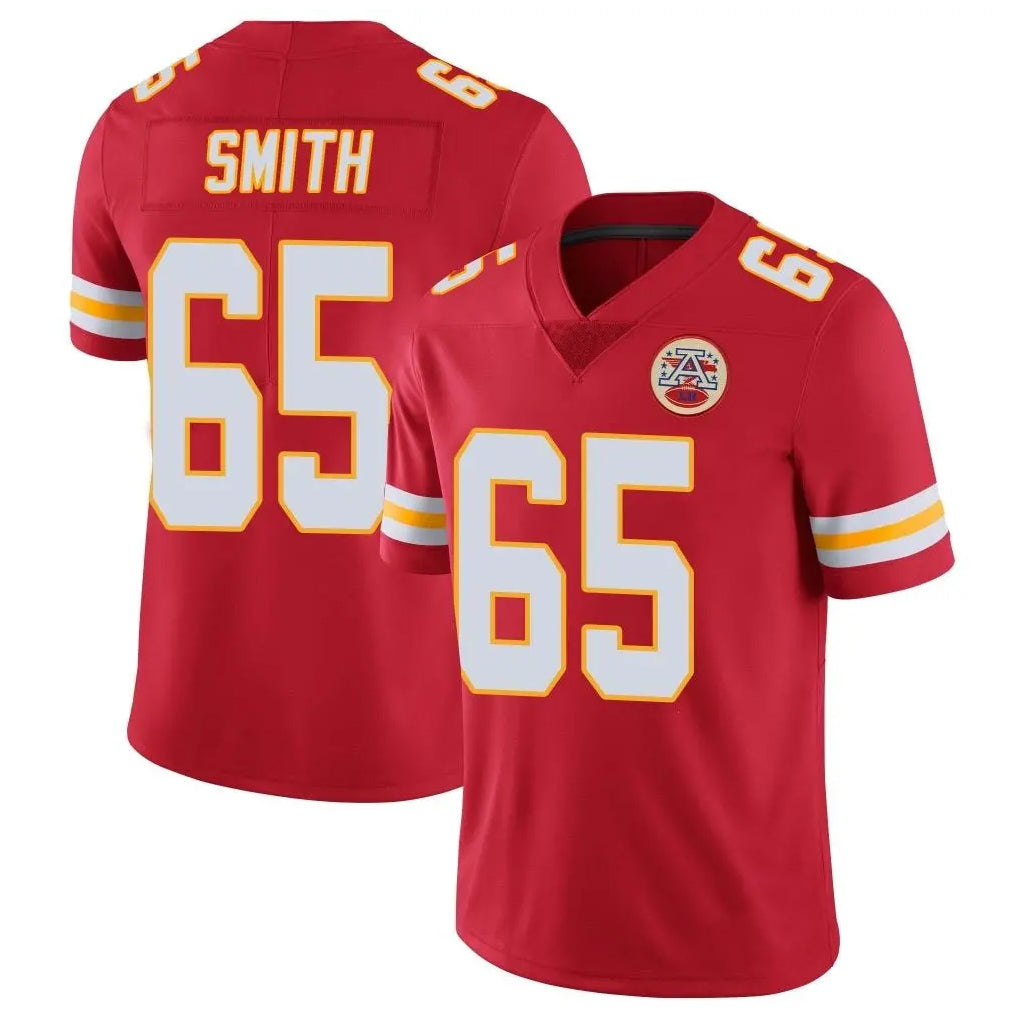 Parkc KC.Chiefs #65 Trey Smithy Player Red Limited Vapor Untouchable Home Game Stitched Jerseys