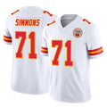 Parkc KC.Chiefs #71 Josh Simmons Player White Limited Vapor F.U.S.E. Home Game Stitched Jerseys