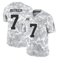 Parkc KC.Chiefs #7 Harrison Butker Player Arctic Camo Salute To Service Limited Game Stitched Jerseys