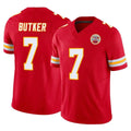 Parkc KC.Chiefs #7 Harrison Butker Player Red Limited Vapor F.U.S.E. Home Game Stitched Jerseys