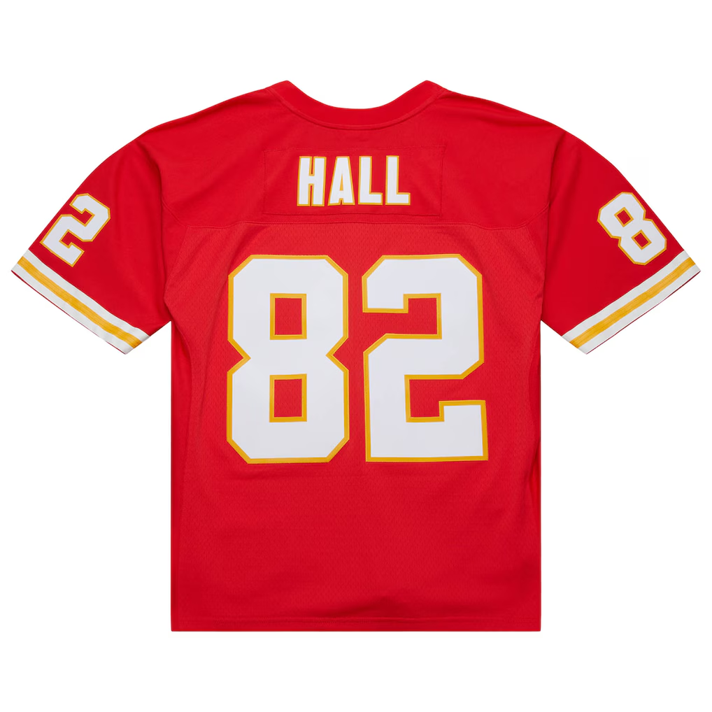 Parkc KC.Chiefs #82 Dante Hall Mitchell & Ness Red 2002 Legacy Replica Jersey