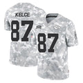 Parkc KC.Chiefs #87 Travis Kelce Player Arctic Camo Salute To Service Limited Game Stitched Jerseys