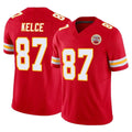Parkc KC.Chiefs #87 Travis Kelce Player Red Limited Vapor F.U.S.E. Home Game Stitched Jerseys