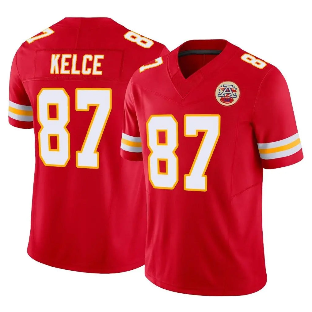 Parkc KC.Chiefs #87 Travis Kelce Player Red Limited Vapor F.U.S.E. Home Game Stitched Jerseys