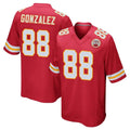 Parkc KC.Chiefs #88 Tony Gonzalez Player Red Home Game Stitched Jerseys