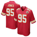 Parkc KC.Chiefs #95 Chris Jones Player Red Home Game Stitched Jerseys