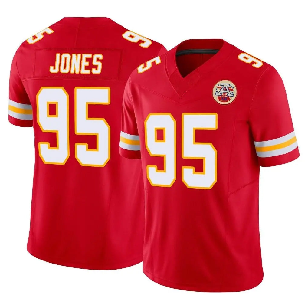 Parkc KC.Chiefs #95 Chris Jones Player Red Limited Vapor F.U.S.E. Home Game Stitched Jerseys