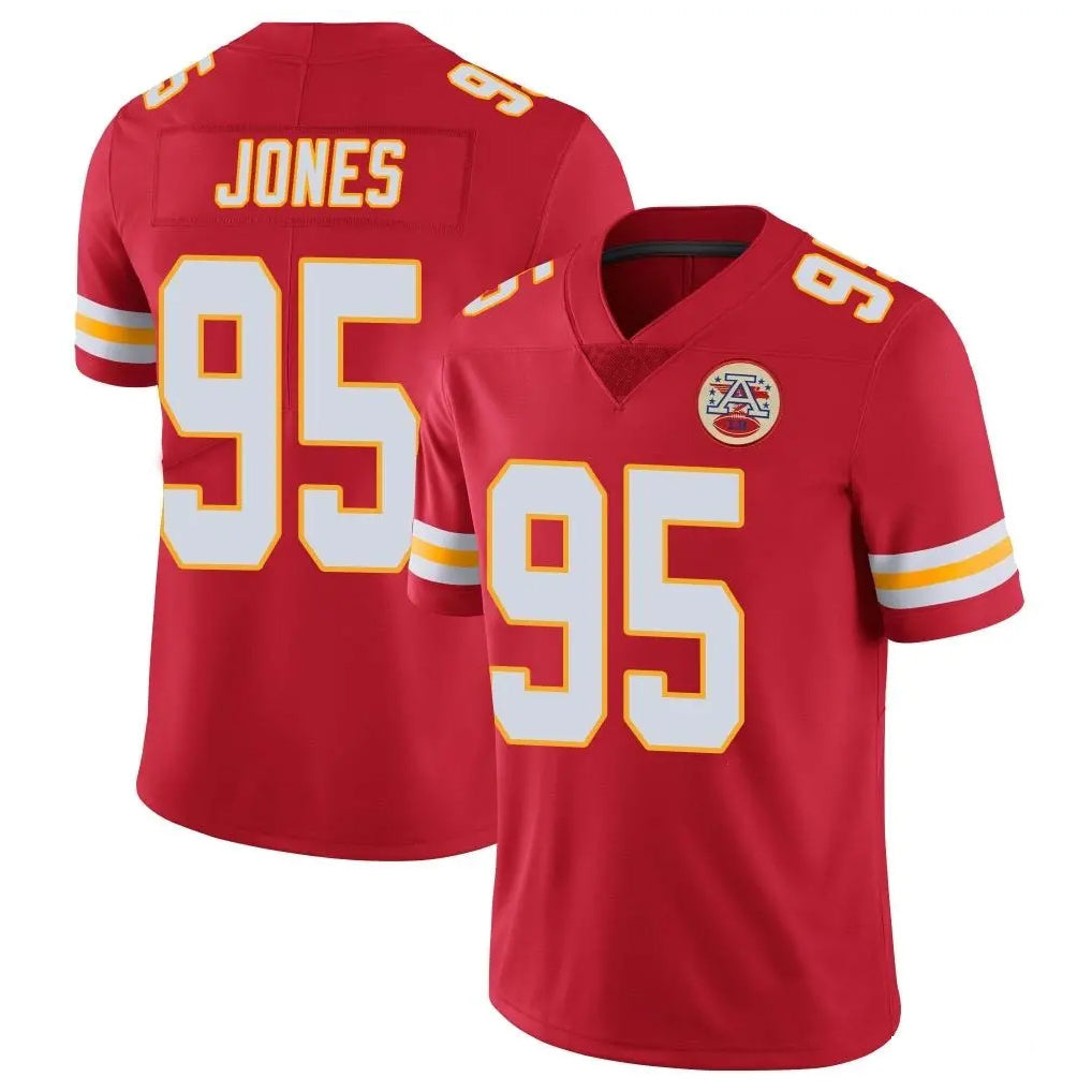 Parkc KC.Chiefs #95 Chris Jones Player Red Limited Vapor Untouchable Home Game Stitched Jerseys
