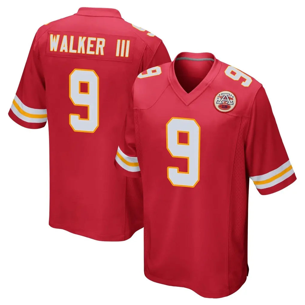 Parkc KC.Chiefs #9 Kenneth Walker III Player Red Home Game Stitched Jerseys