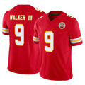 Parkc KC.Chiefs #9 Kenneth Walker III Player Red Limited Vapor F.U.S.E. Home Game Stitched Jerseys