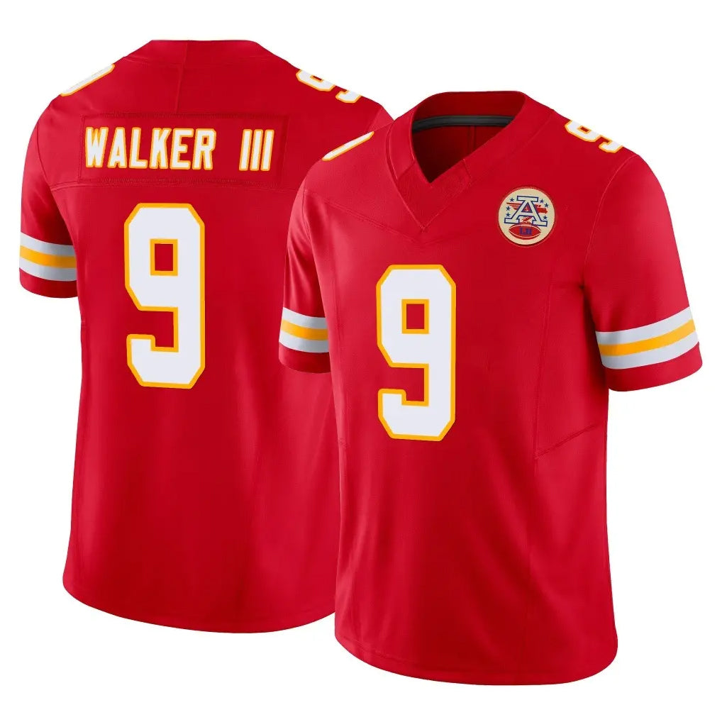 Parkc KC.Chiefs #9 Kenneth Walker III Player Red Limited Vapor F.U.S.E. Home Game Stitched Jerseys