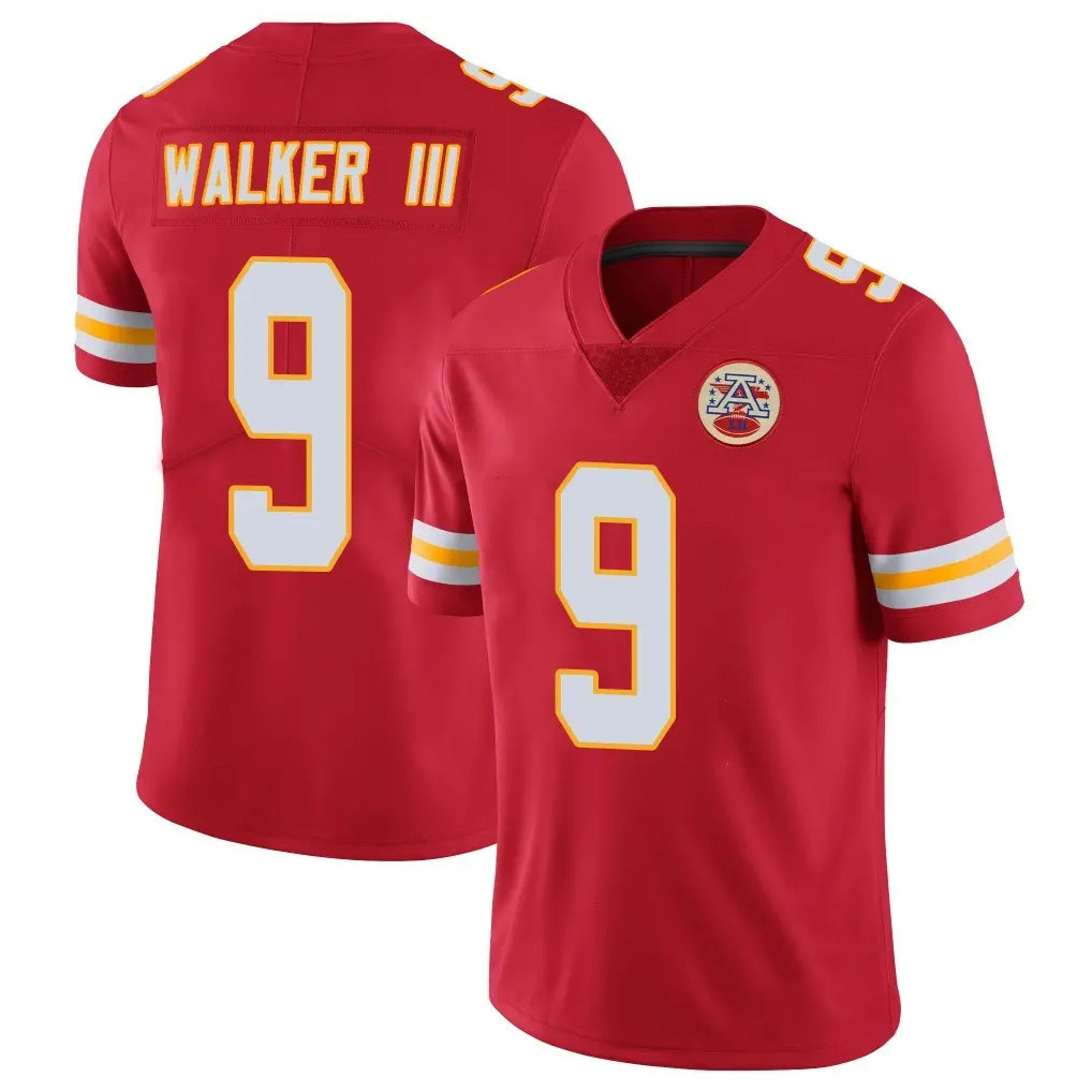 Parkc KC.Chiefs #9 Kenneth Walker III Player Red Limited Vapor Untouchable Home Game Stitched Jerseys