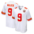 Parkc KC.Chiefs #9 Kenneth Walker III Player White Home Game Stitched Jerseys