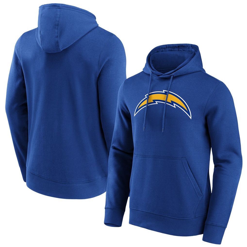 Parkc LA.Chargers Royal LOGO Pullover Hoodies Home Game Blank Player Stitched Jerseys