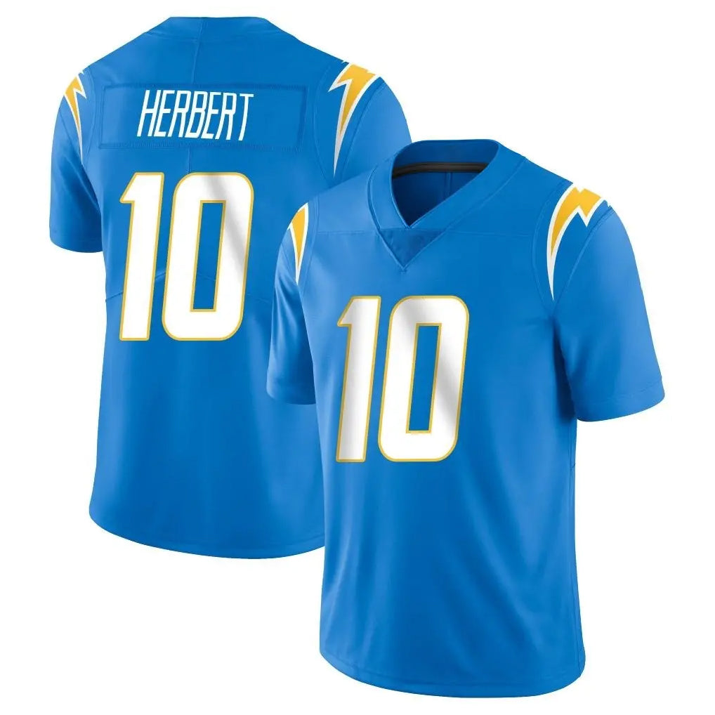 Parkc LA.Chargers #10 Justin Herbert Player Blue Limited Vapor Untouchable Home Game Stitched Jerseys