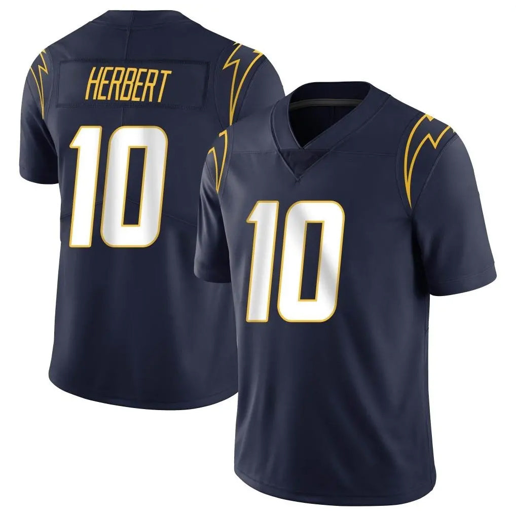 Parkc LA.Chargers #10 Justin Herbert Player Navy Limited Vapor Untouchable Home Game Stitched Jerseys