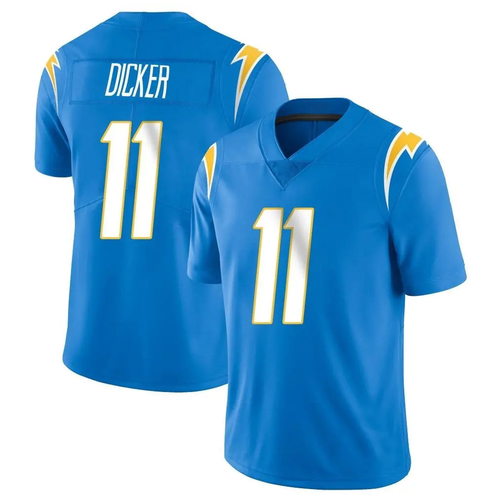 Parkc LA.Chargers #11 Cameron Dicker Player Blue Limited Vapor Untouchable Home Game Stitched Jerseys