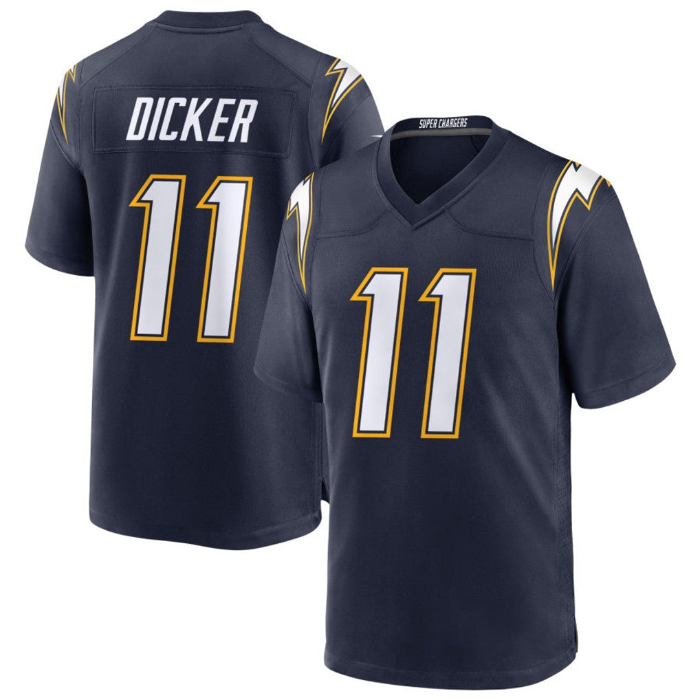 Parkc LA.Chargers #11 Cameron Dicker Player Navy Alternate Home Game Stitched Jerseys