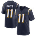 Parkc LA.Chargers #11 Cameron Dicker Player Navy Alternate Home Game Stitched Jerseys
