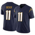 Parkc LA.Chargers #11 Cameron Dicker Player Navy Limited Vapor F.U.S.E. Home Game Stitched Jerseys