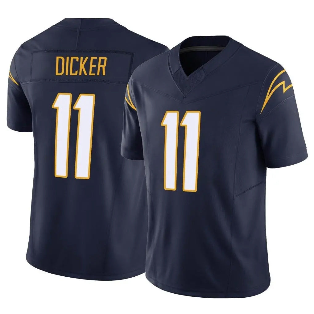 Parkc LA.Chargers #11 Cameron Dicker Player Navy Limited Vapor F.U.S.E. Home Game Stitched Jerseys