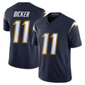 Parkc LA.Chargers #11 Cameron Dicker Player Navy Vapor F.U.S.E. Limited Home Game Stitched Jerseys