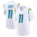 Parkc LA.Chargers #11 Cameron Dicker Player White Home Game Stitched Jerseys