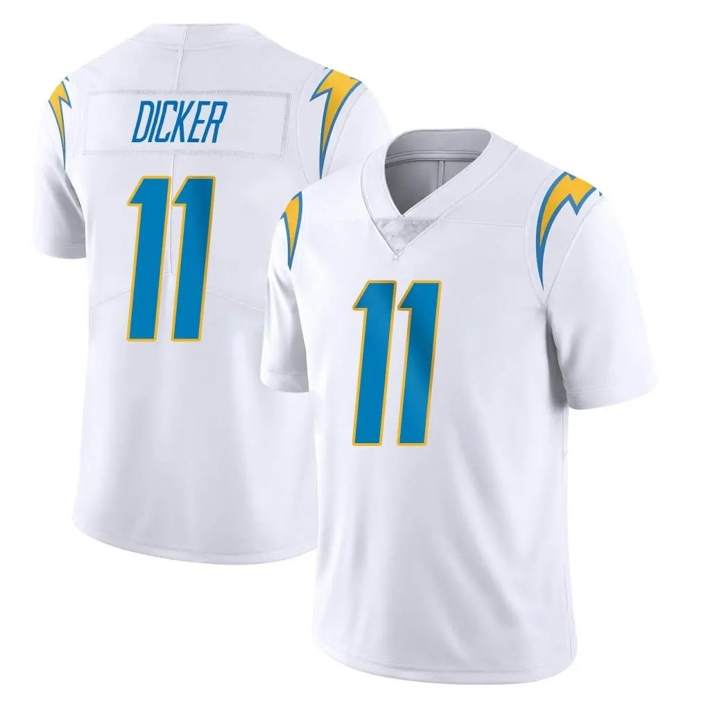 Parkc LA.Chargers #11 Cameron Dicker Player White Limited Vapor Untouchable Home Game Stitched Jerseys