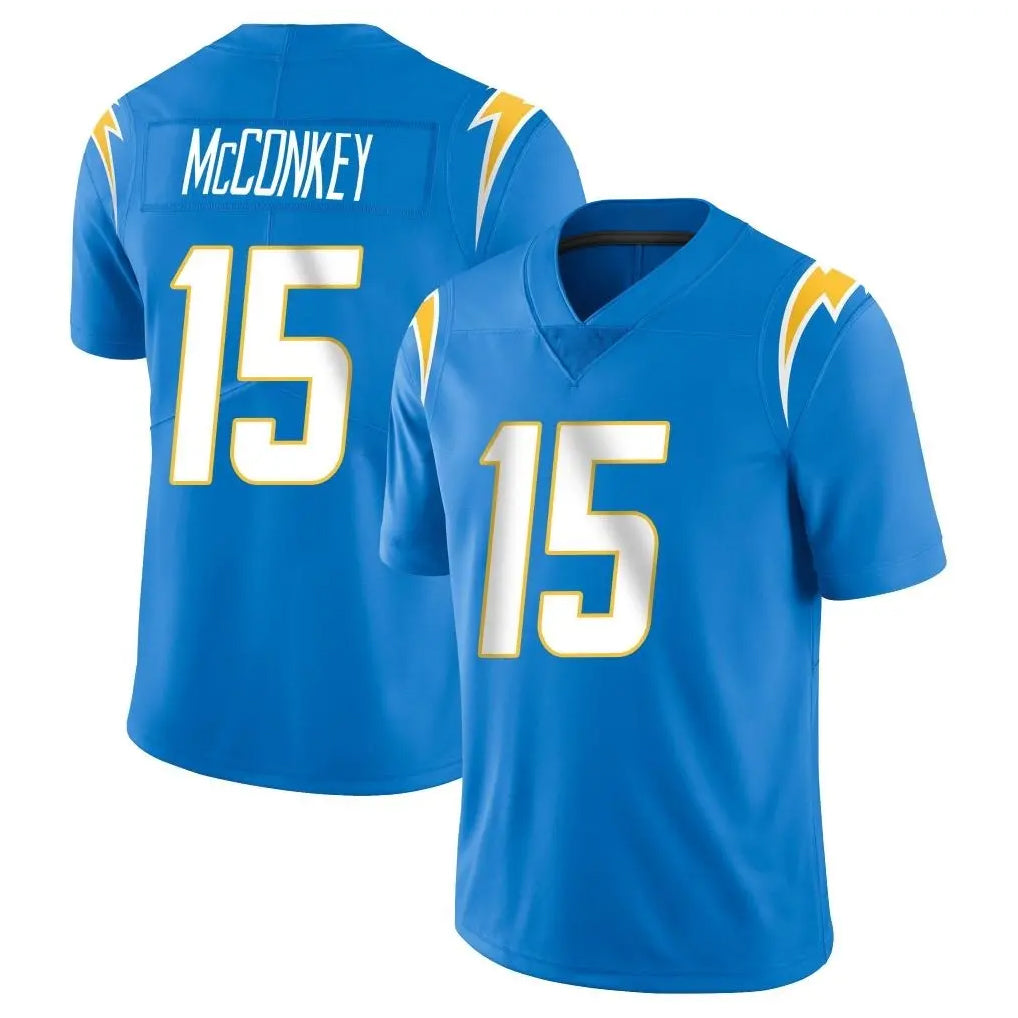 Parkc LA.Chargers #15 Ladd McConkey Player Blue Limited Vapor Untouchable Home Game Stitched Jerseys