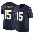 Parkc LA.Chargers #15 Ladd McConkey Player Navy Limited Vapor F.U.S.E. Home Game Stitched Jerseys