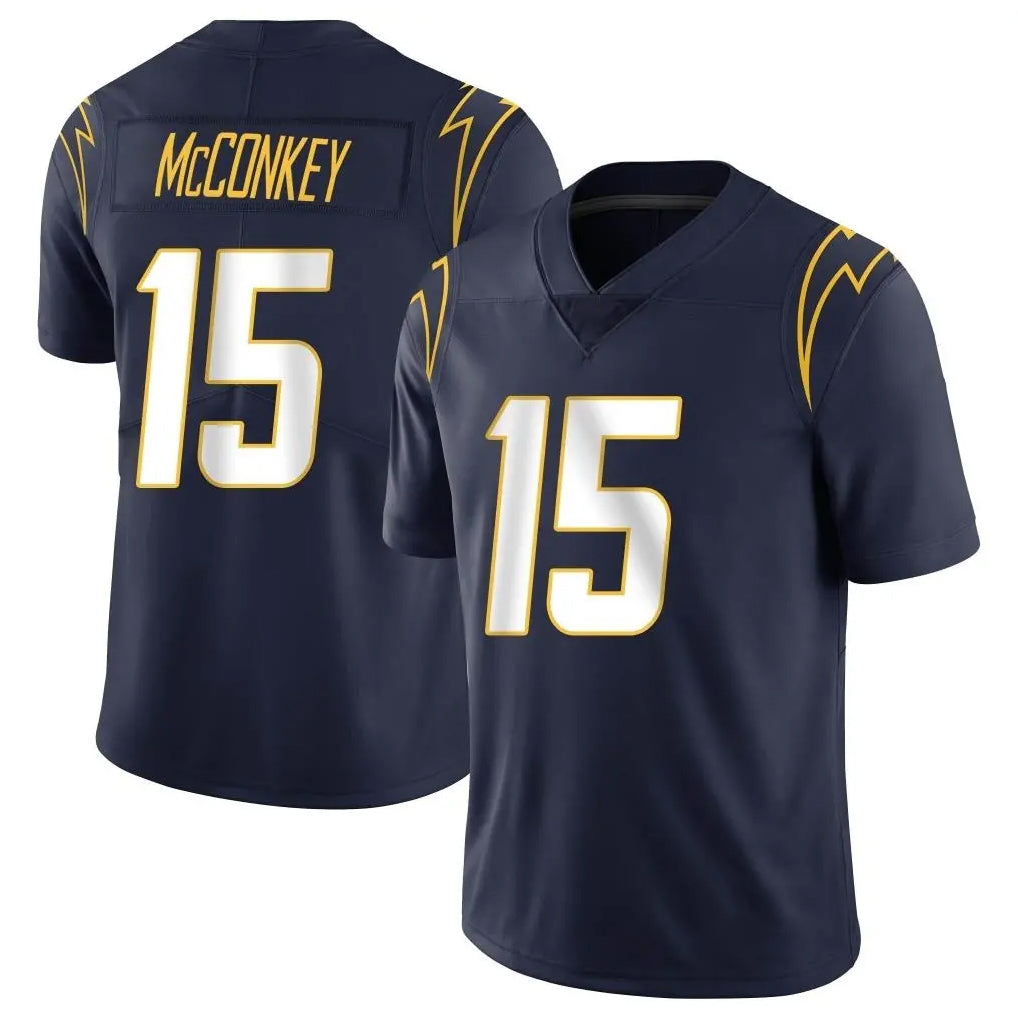 Parkc LA.Chargers #15 Ladd McConkey Player Navy Limited Vapor Untouchable Home Game Stitched Jerseys