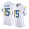 Parkc LA.Chargers #15 Ladd McConkey Player White Limited Vapor F.U.S.E. Home Game Stitched Jerseys