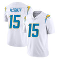 Parkc LA.Chargers #15 Ladd McConkey Player White Limited Vapor Untouchable Home Game Stitched Jerseys