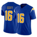 Parkc LA.Chargers #16 J.K. Scott Player Royal Limited Vapor F.U.S.E. Home Game Stitched Jerseys