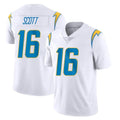 Parkc LA.Chargers #16 J.K. Scott Player White Limited Vapor Untouchable Home Game Stitched Jerseys