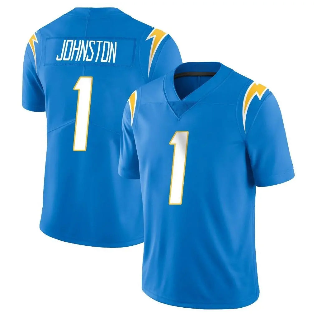 Parkc LA.Chargers #1 Quentin Johnston Player Blue Limited Vapor Untouchable Home Game Stitched Jerseys