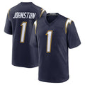 Parkc LA.Chargers #1 Quentin Johnston Player Navy Alternate Home Game Stitched Jerseys