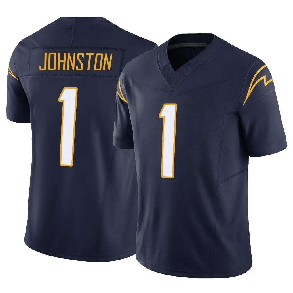 Parkc LA.Chargers #1 Quentin Johnston Player Navy Limited Vapor F.U.S.E. Home Game Stitched Jerseys