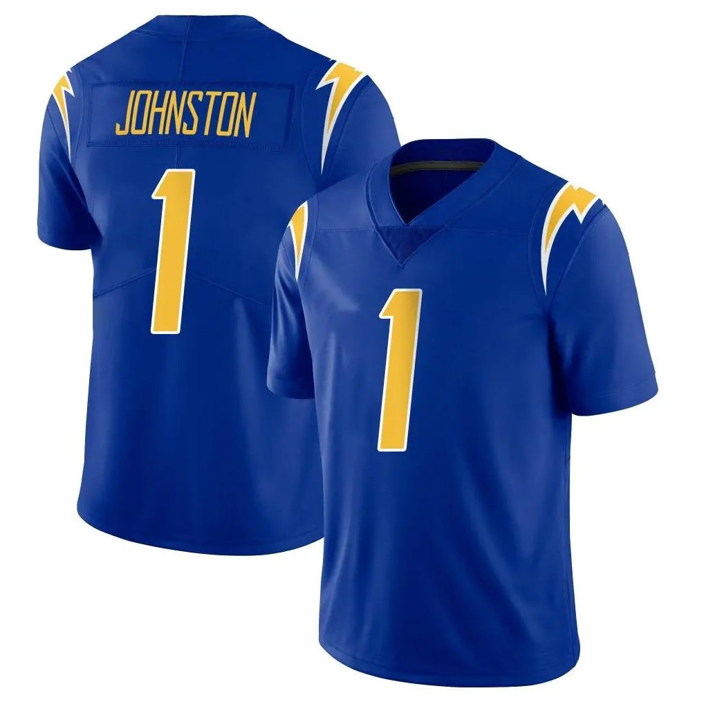 Parkc LA.Chargers #1 Quentin Johnston Player Royal Limited Vapor Home Game Stitched Jerseys