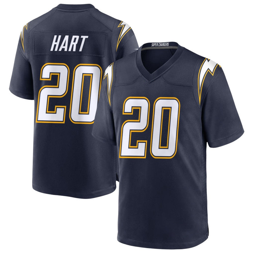Parkc LA.Chargers #20 Cam Hart Player Navy Alternate Home Game Stitched Jerseys