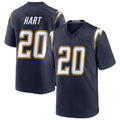 Parkc LA.Chargers #20 Cam Hart Player Navy Alternate Home Game Stitched Jerseys