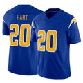 Parkc LA.Chargers #20 Cam Hart Player Royal Limited Vapor F.U.S.E. Home Game Stitched Jerseys