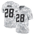 Parkc LA.Chargers #28 Kimani Vidal Player Arctic Camo Salute To Service Limited Game Stitched Jerseys