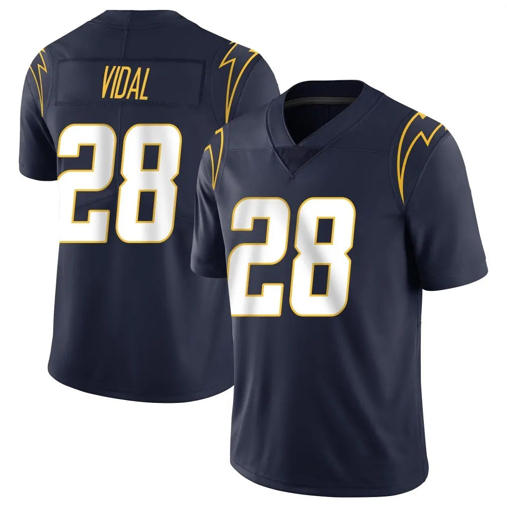 Parkc LA.Chargers #28 Kimani Vidal Player Navy Limited Vapor Untouchable Home Game Stitched Jerseys