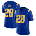 Parkc LA.Chargers #28 Kimani Vidal Player Royal Limited Vapor Home Game Stitched Jerseys