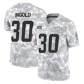 Parkc LA.Chargers #30 Alec Ingold Player Arctic Camo Salute To Service Limited Game Stitched Jerseys