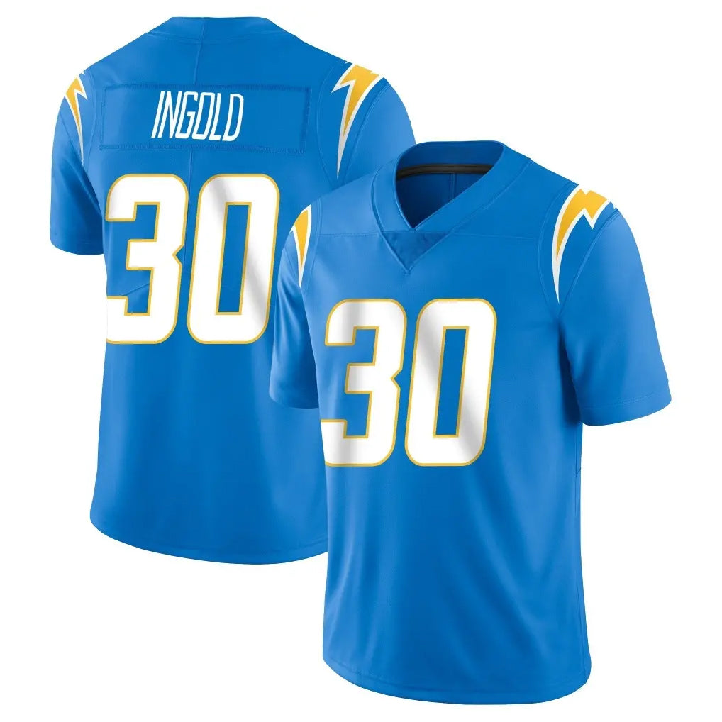 Parkc LA.Chargers #30 Alec Ingold Player Blue Limited Vapor Untouchable Home Game Stitched Jerseys